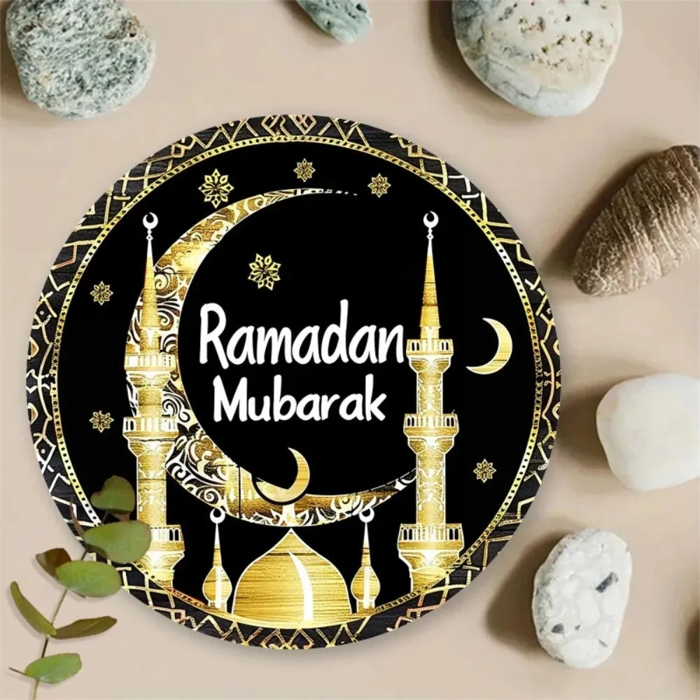 Ramadan Mubarak Aluminum Sign