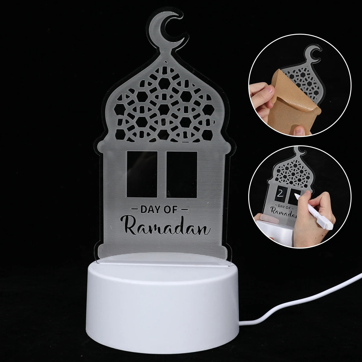 Eid Mubarak 3D Led Lamp