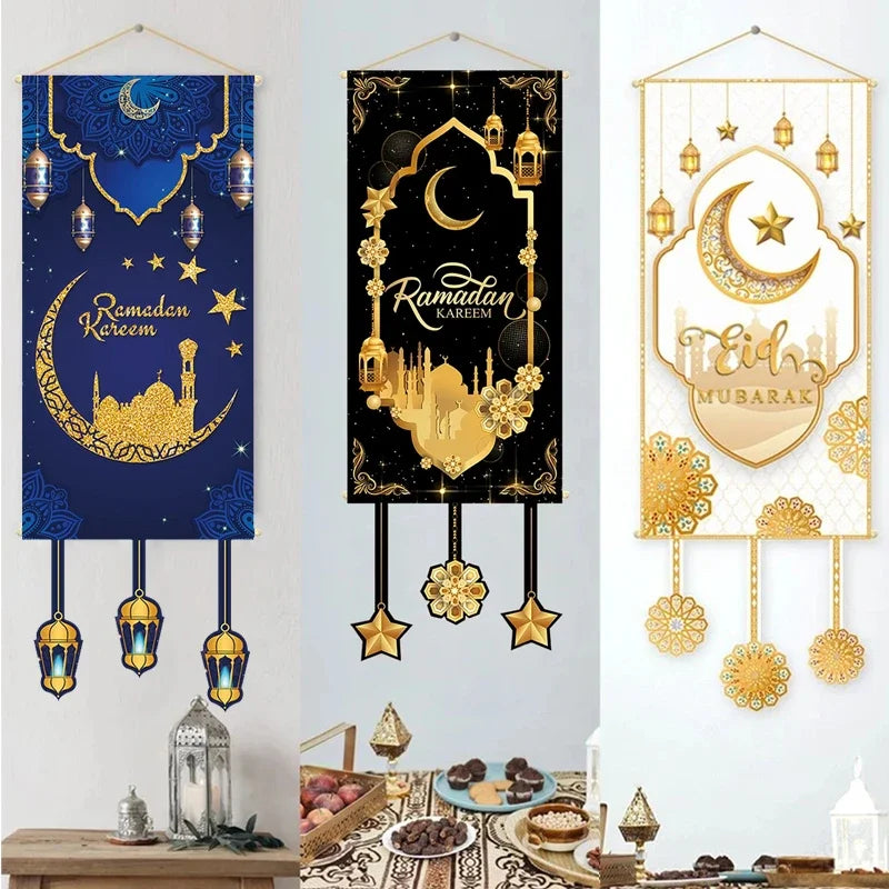 Ramadan Kareem Hanging Flag