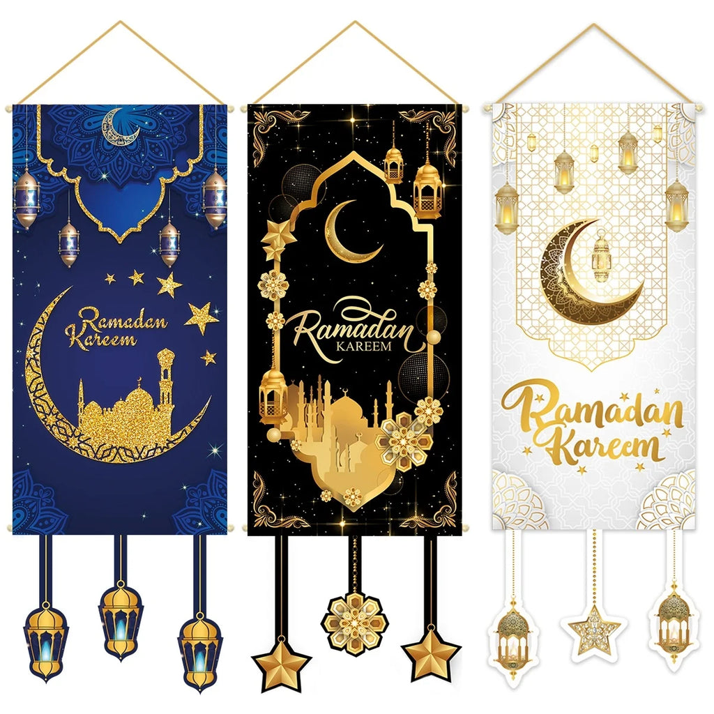 Ramadan Kareem Hanging Flag