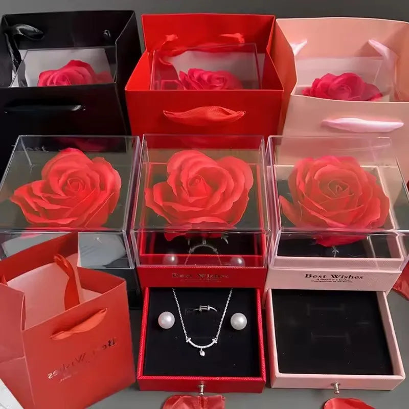 Preserved Flower Rose Gift Box