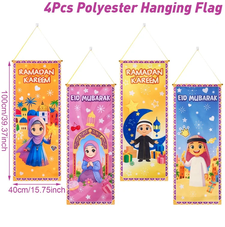 Ramadan Kareem Hanging Flag