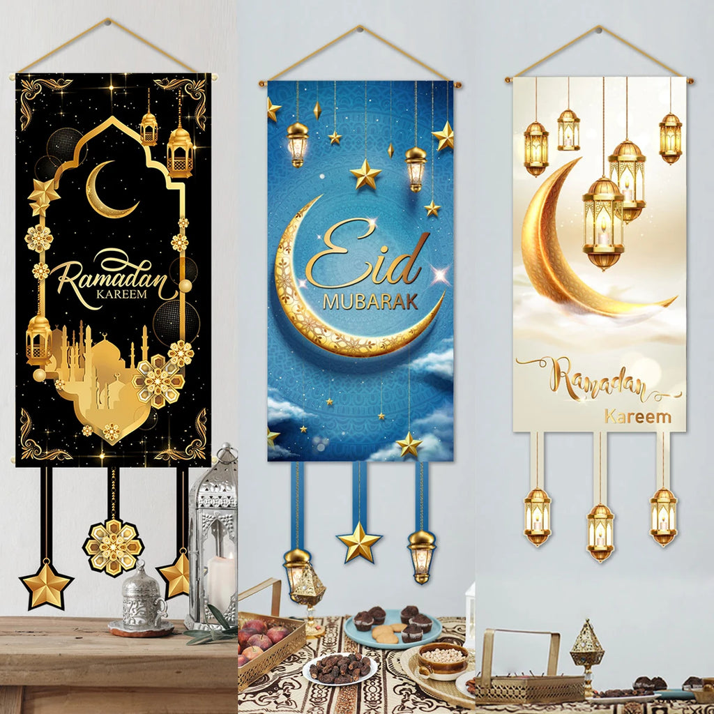 Ramadan Kareem Hanging Flag