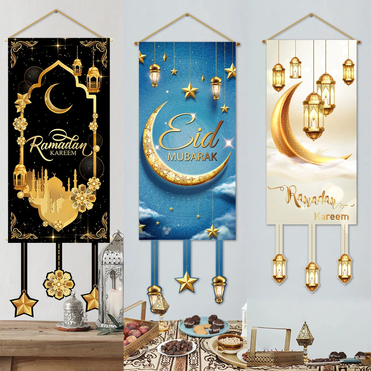 Ramadan Kareem Hanging Flag