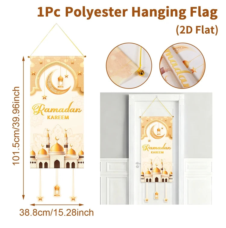 Ramadan Kareem Hanging Flag