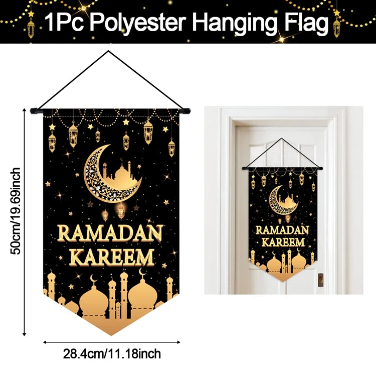 Ramadan Kareem Hanging Flag
